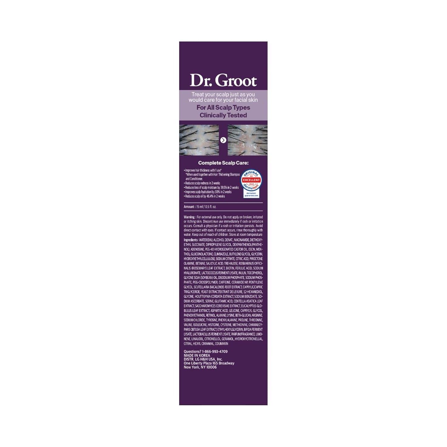 Dr. Groot Award-Winning Hair Thickening Serum for Hair Loss